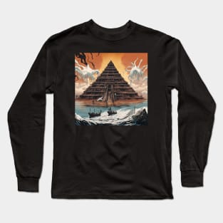 The Wooden Pyramid Long Sleeve T-Shirt